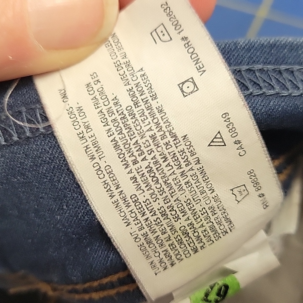 Gloria Vanderbilt 16 Stretchy Jeggings Blue Jeans - Picture 10 of 10